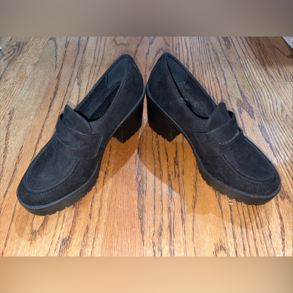ASOS Black Suede Loafers – Women’s Size 5 – Brand New